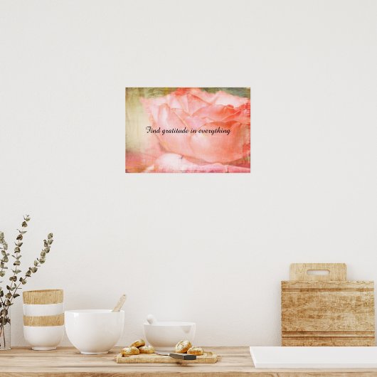 Gratitude zoeken poster (Keuken)