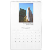 Gratte-ciel de New York 2026 Calendrier (Feb 2026)
