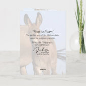 "Gratuit à la route" - Carte de voeux (Dos)