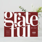 Gratuit Carte de vacances Red Business moderne (Debout devant)