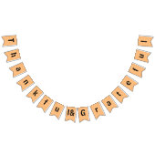 Gratuit & Grateful Orange Chevron - Drapeaux de Bu (Tout)