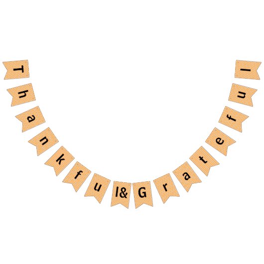Gratuit & Grateful Orange Chevron - Drapeaux de Bu (Tout)