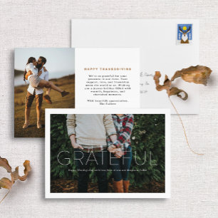 Gratuit minimaliste moderne Thanksgiving Carte pho