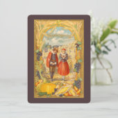 Gratuit pèlerins Jour d'Action de grâce Invitation (Debout devant)