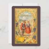 Gratuit pèlerins Jour d'Action de grâce Invitation (Devant)