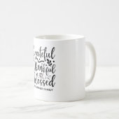Gratuit Remerciement Bienheureux Mug (Devant droit)
