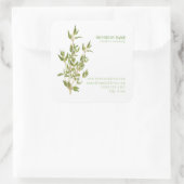 GRATUIT THYME Biz ID Stickers grand Carré (Sac)