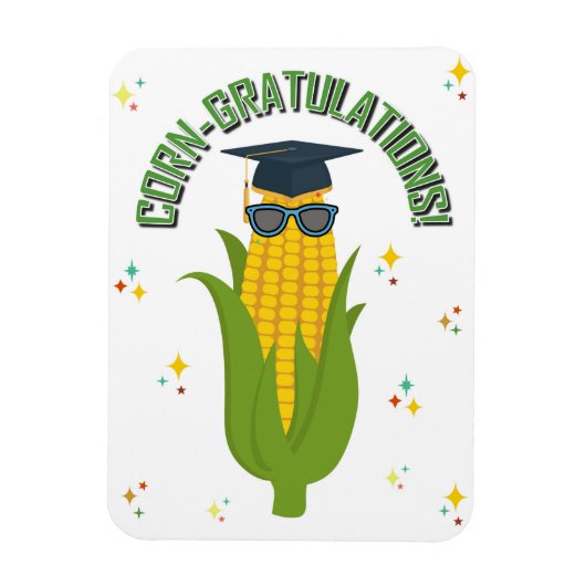 GRATULATIONS DE MAÏS ! Magnet photo flexible (Vertical)