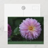 Gratulerar till konfirmationen CC0503 Briefkaart (Voorkant / Achterkant)