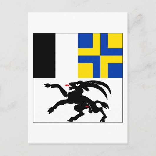 Graubuenden Flag Briefkaart (Voorkant)