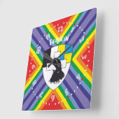 Graubünden Grischun Grigioni Schweiz Svizra Uhr Vierkante Klok (Hoek)