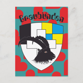 Graubünden Grischun Schweiz Suisse Postkarte Briefkaart