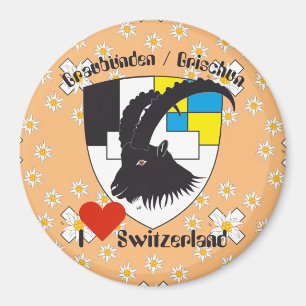 Graubünden Schweiz Magnet Magneet