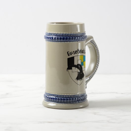 Graubünden Schweiz Tasse Bierpul (Voorkant rechts)