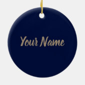 Graubünden Zwitserland retro skier Keramisch Ornament (Achterkant)