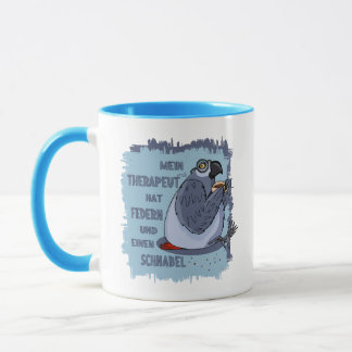 Graupapagei Therapeut - Lustige Geschenk Tasse Mok