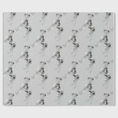 Grautiger Merle Great Dane Cadeaupapier (Vlak)