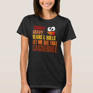 Grauwe bonen en rolletjes in Turkije laten mij die T-shirt
