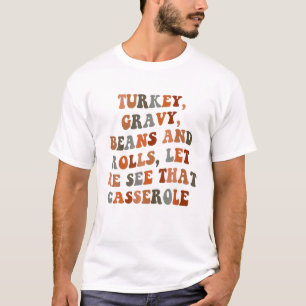 Grauwe bonen en rolletjes in Turkije laten mij die T-shirt