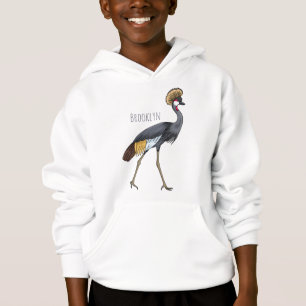 Grauwe kraanvogel cartoon illustratie