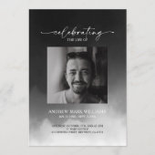 Grauwe Mist Memorial Funeral Order of Service Programma (Voorkant)