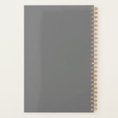 Grauwe papaverbloem planner (Achterkant)