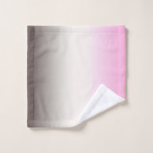 Grauwe roze ombre Bath Towel Bad Handdoek (Wasdoekje)