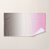 Grauwe roze ombre Bath Towel Bad Handdoek (Handdoek)