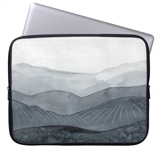 Grauwe vallei laptop sleeve (Voorkant)
