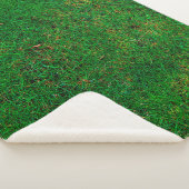Grauwe weide textuur sherpa deken (3/4)