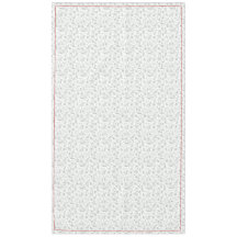 Grauwe/witte kerst en rode kardinale rand