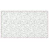 Grauwe/witte kerst en rode kardinale rand tafelkleed (Voorkant (Horizontaal))