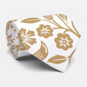 Gravata com flores stropdas (Opgerold)