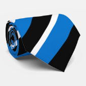 Gravata Cores Bandeira da Estônia Stropdas (Opgerold)