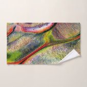 Gravé de rugosité et d'aquarelle virtuelle (Serviette à main)