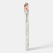 Gravé rose Aquarelle Girly Floral à deux photos (Côté gauche)