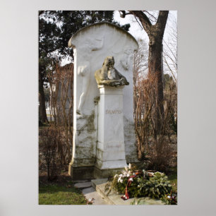 Grave van Johannes Brahms Poster