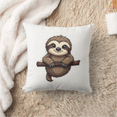 Graveer T-shirt met luiaard Vintage dierenkunst (2 Kussen (Deken)