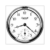  graveerklok 	rubberstempel (Afrduk)