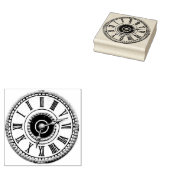  graveerklok 	rubberstempel (Gestempeld)