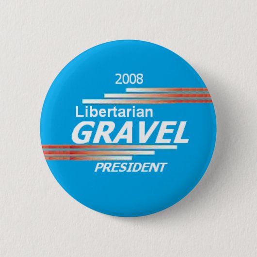 GRAVEL Libertarian Button (Voorkant)