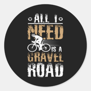 Gravel Road Gravel Bike Ronde Sticker