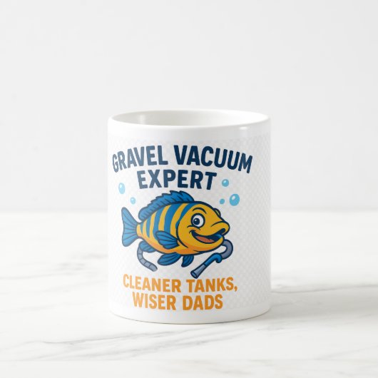 Gravel Vacuum Expert - Funny Fishkeeper Coffee Mug (Centre)