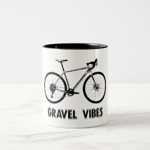 Gravel Vibes Fietsen Tweekleurige Koffiemok