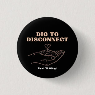 Graven om de mindfulness- en aardingstuin los te k ronde button 3,2 cm