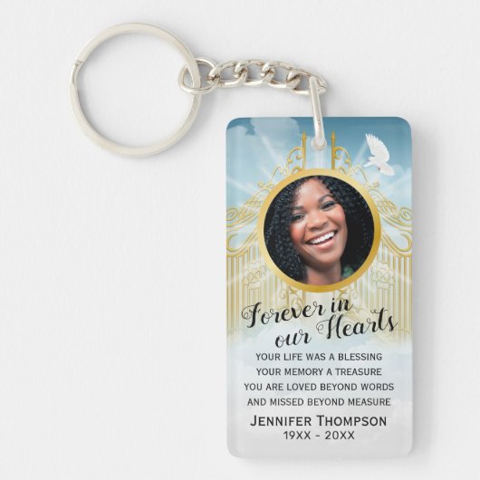 Graven van de hemel - Memorial Foto Sleutelhanger (Voorkant)
