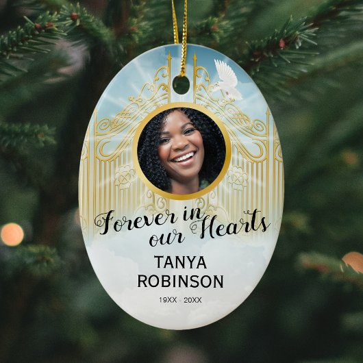 Graven van de hemel - Memorial Tribute Keramisch Ornament