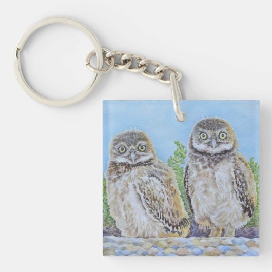 Gravende Uiltjes Sleutelhanger (voorkant)