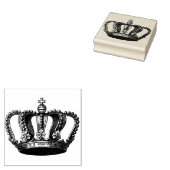 Graveren  kroon 	rubberstempel (Gestempeld)