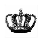 Graveren  kroon 	rubberstempel (Afrduk)